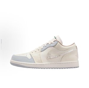 
Jordan Air Jordan 1 wear-resistant low-top retro basketball shoes women's off-white IH7323-100
