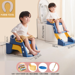 Babyalan Kidsren's Foldableing Toilet Baby Potty Multi-Functional Stair Toilet Boys and Girls Step Toilet