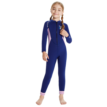 Children's short warm swimsuit fashion new style
