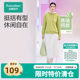 Cotton era sweatshirt women hooded sweatshirt knitted air layer sweatshirt hooded men and women