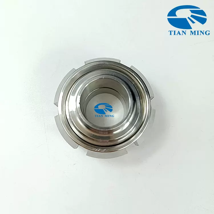 304/316L xuất khẩu SMS liên hợp hàn ren tròn khớp phẳng hàn đối đầu bằng nút thắt ren dầu DN104-B bulong con tán