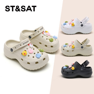 
Saturday Children's Shoes Girls' Croc Shoes Seaside Beach Shoes Summer New Breathable Children's Outdoor Casual Sandals
