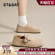 Saturday all-inclusive Birken shoes for women 2025 new autumn thick-soled Boken casual and versatile retro one-shoe laziness