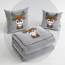 New thickened milk velvet pillow and quilt for dual use