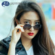 Mi Baba Impatient Optical Women's Women's Women's Korean Edition Tide can be equipped with ultra -light square face, Japanese retro circular lower half -frame glasses man
