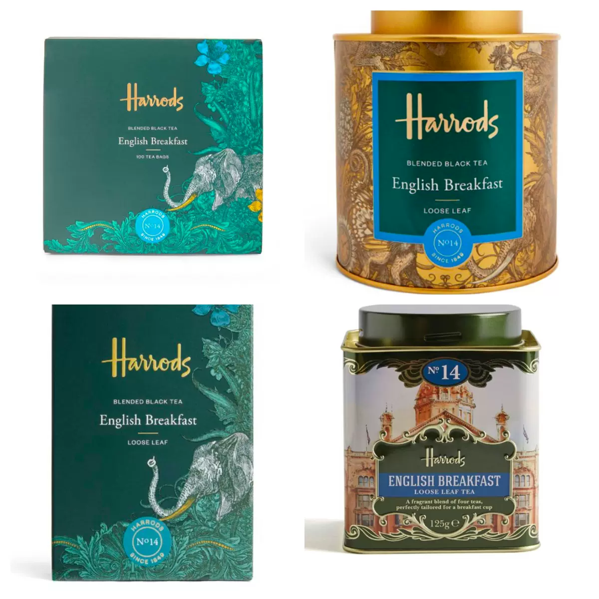 125g x 1缶] HARRODS No. 18 Georgian Blend Loose Leaf Tea ハロッズ