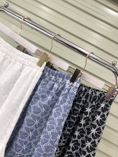 Korean thin half skirt embroidery patch small skirt SD00598