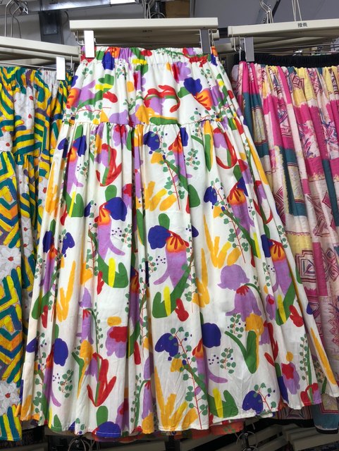 Holiday atmosphere colorful floral skirt women's summer sweet printed pleated skirt A-line mid-length skirt umbrella skirt