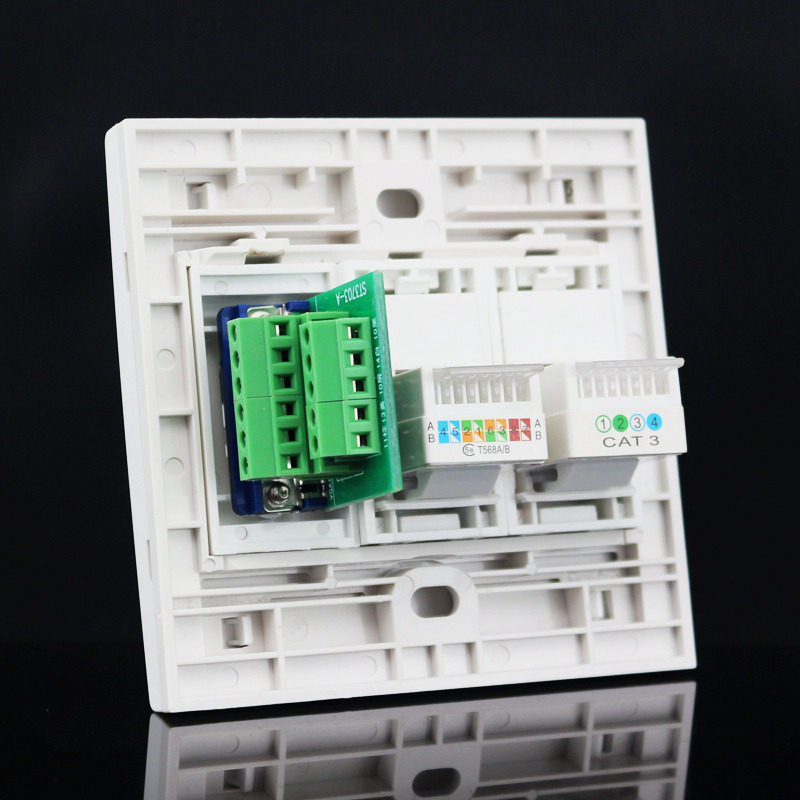Type 86 VGA + Internet Phone Socket Panel - 15 Year Warranty
