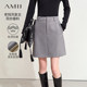 Amii2025 summer new style old money style commuting anti-wrinkle-free skirt for women small A-line skirt suit skirt