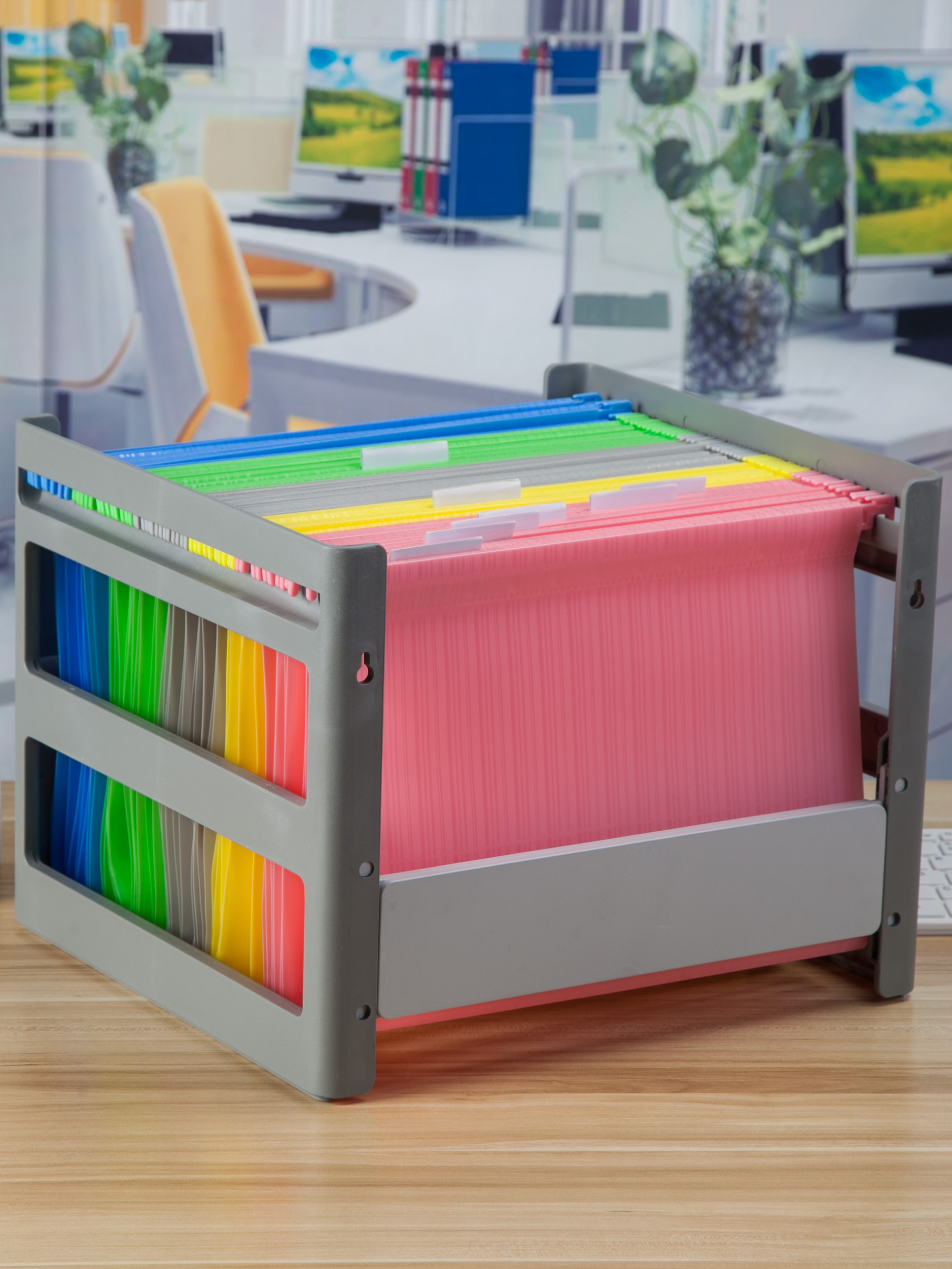 Zhao Sheng A4 Plastic Hanging File Folder - Fast Access Office Storage
