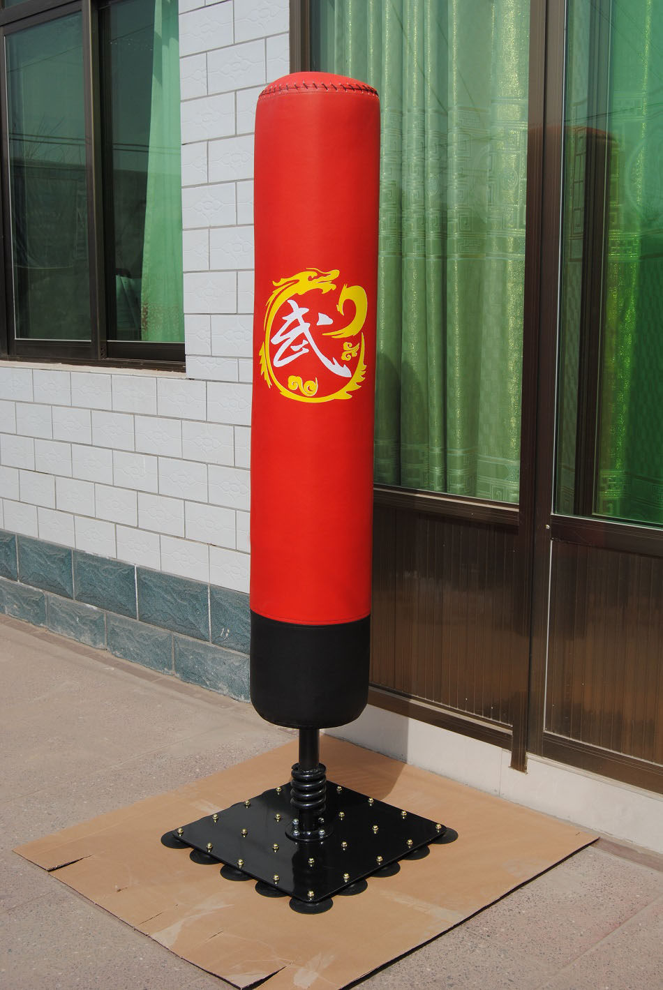 吸盘沙袋不倒翁立式实心沙包散打拳击沙包健身家用立式沙袋