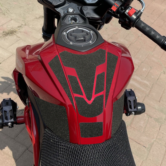 Adesivo Serbatoio Moto Paraserbatoio Moto KIMISS Protezioni Del Serbatoio Del Gas Per Moto, Protezione Del Cuscinetto Del Serbatoio Dell'olio 3D Trim Decalcomanie Per Lisca Di Pesce Adatta Per Kawasaki Z900 Adesivi In - 4