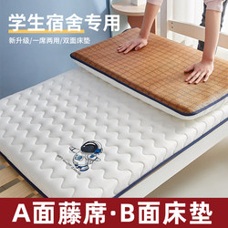 Summer Mat Mattress Cushion High School Student Dormitory Single 90X190 Sponge Mattress Cover Special Double-Sided Mattress for College Students