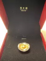 周大福足金黄金投资金元宝足金999.9吉祥福字金条EOI3计价收藏礼物