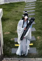 喵屋小铺官方正版魔道祖师蓝忘机cos服蓝湛成年古装衍生女男服装
