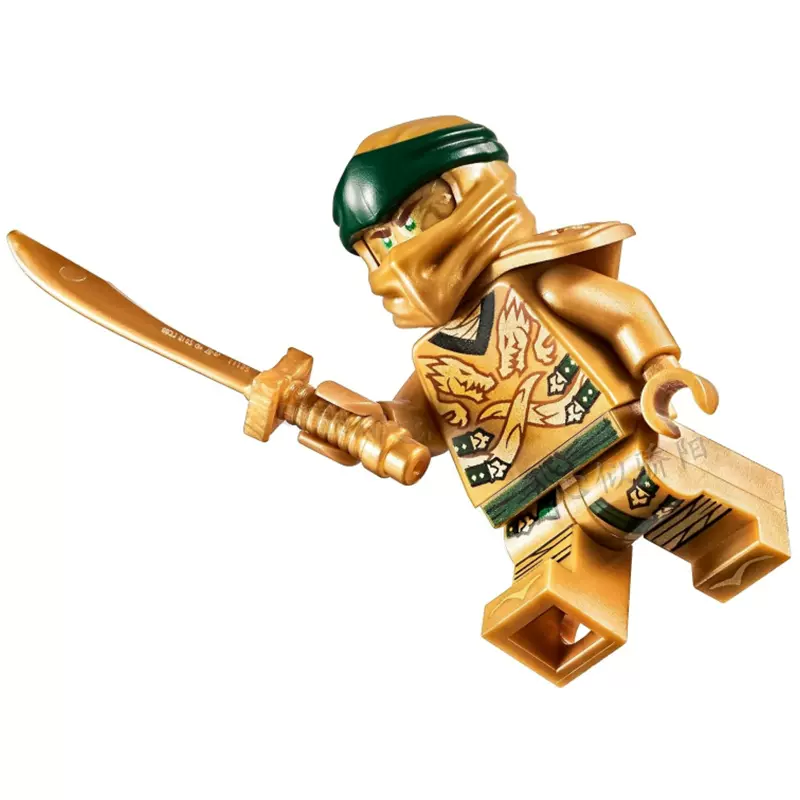 乐高lego 幻影忍者 人仔 njo584 黄金 劳埃德 lloyd 71702