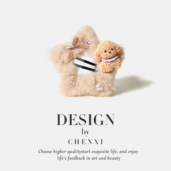 Cute Dog Plush Star Hair Clip, Sweet Girl Bangs and Stray Hair Side Clip, Seamless Bb Clip, Versatile Children's Hair Accessory