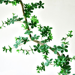Artificial Money-Attracting Leaf Vines, Green Plants, Fake Flower Vines, Air Conditioning Pipe Decoration, Ceiling Cover, Plastic Vines, Green Leaves