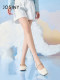 Zhuosini soft sole single shoes for women's summer 2025 new flat shoes French skirt with beautiful low heel Mary Jane women's shoes