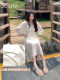 ZhuoSini French beautiful sandals for women's shoes 2025 summer new style outside with bow rhinestone sandals for women