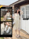 ZhuoSini French beautiful sandals for women's shoes 2025 summer new style outside with bow rhinestone sandals for women