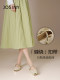 Zhuoshini's beautiful single shoes for women 2025 new summer and autumn square-toe French Mary Jane shoes flat shoes