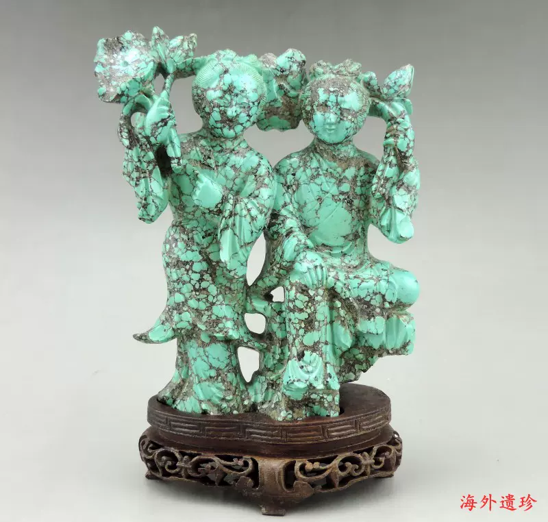 木製木彫り人物像置物ブラジル