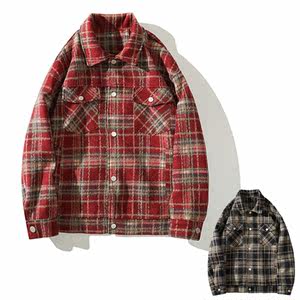 
Brand 50% off KAPITAL JAPA Hirata plaid shirt jackets for men and women couples spring autumn winter cotton jackets