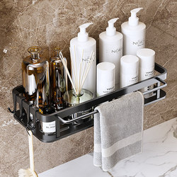 Bathroom Storage Rack, No-Drill Installation, Toilet Washbasin, Bathroom Wall-Mounted Storage Rack