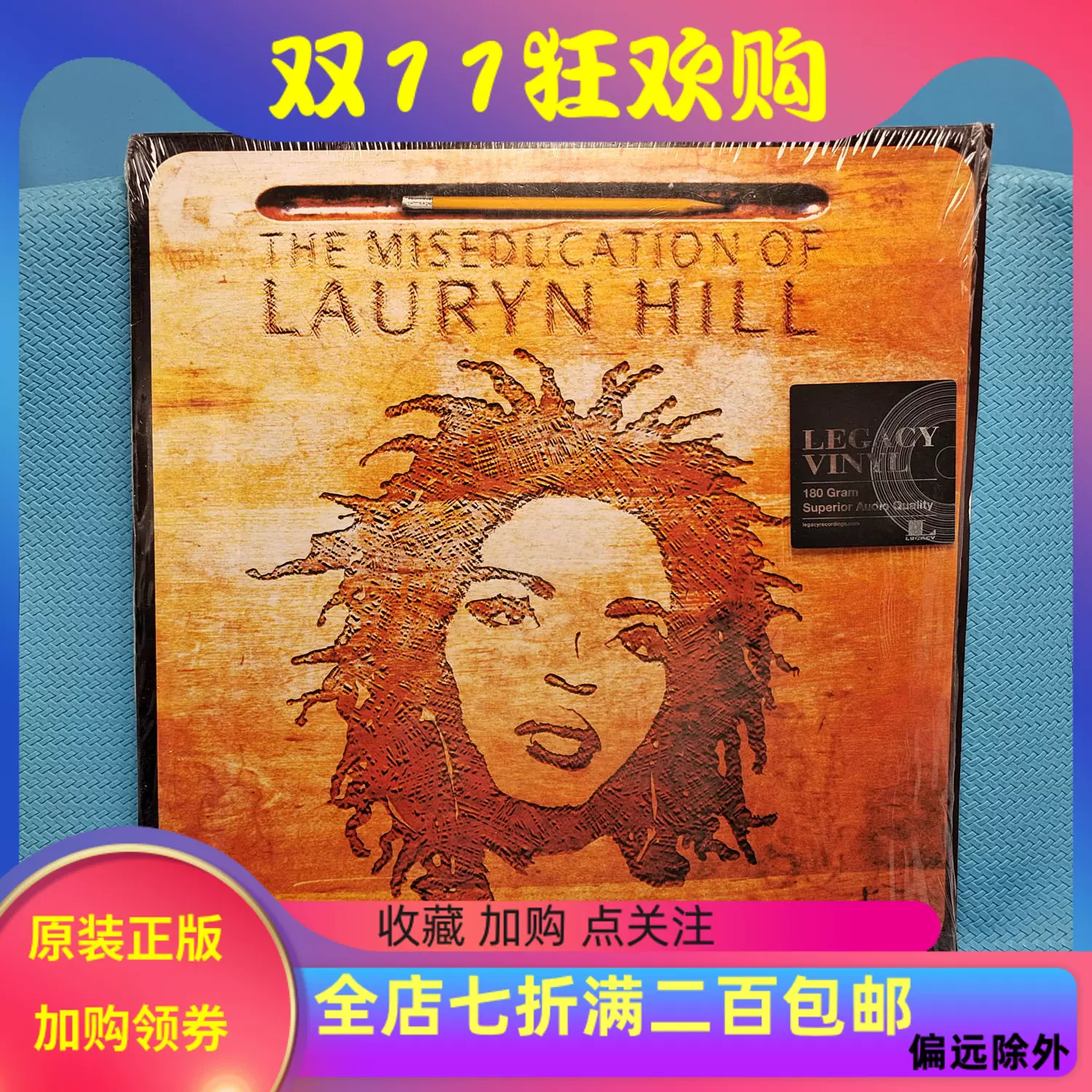 EU版黑胶2LP 新放克灵魂RB乐劳伦希尔Lauryn Hill 五项格莱美奖-Taobao