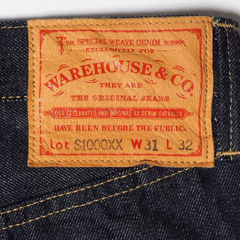 现货】WAREHOUSE Lot S1000XX (DEAD STOCK BLUE) 酸化牛仔裤