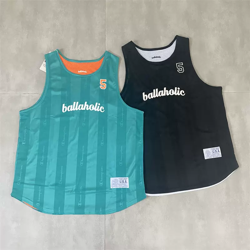 确实帅！ballaholic 冠联名双面穿篮球运动背心 定制面料高品质！-Taobao