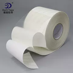 Băng keo hai mặt PET trong suốt dày 0,275mm Băng keo hai mặt giấy phát hành Băng keo hai mặt 1020mm * 50 mét băng dính siêu trong