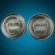 25mm Golden Apple Game Currency Customized Model Moving the Gaming Machine of the Gaming Machine of the Gaming Machine