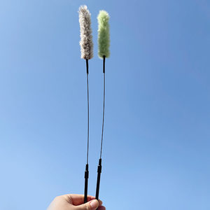 
Dogtail grass teasing cat sticks and wires are strong and resistant to biting and fighting cat toys cats are happy