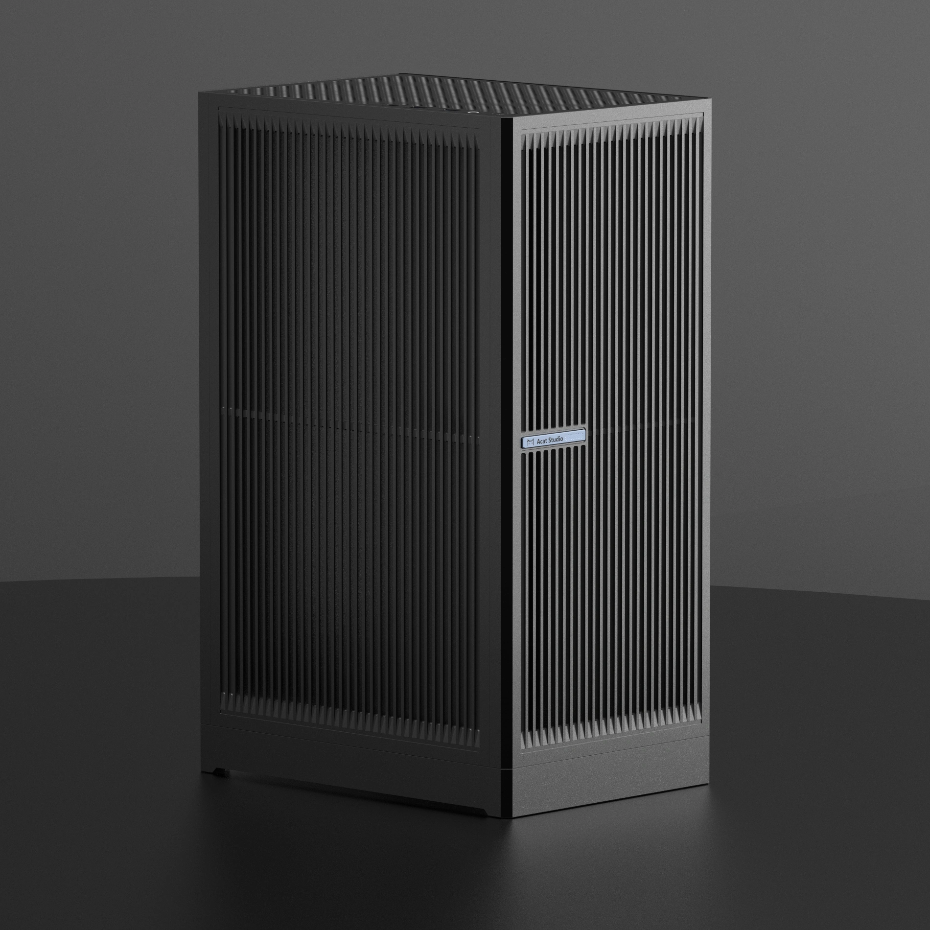 现货]Acat Z1机箱直插Matx机箱垂直风道立式机箱