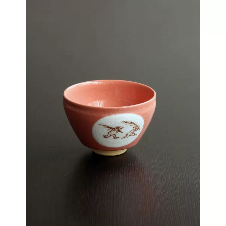 现货日本原装进口美浓裂纹釉抹茶碗日式彩色系粗陶碗日式茶道具钵-Taobao