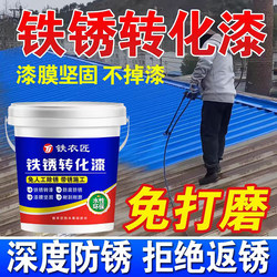 Iron Painter's Water-Based Metal Paint, Rust Conversion Paint, Special for Color Steel Tile Renovation, No Need for Sanding