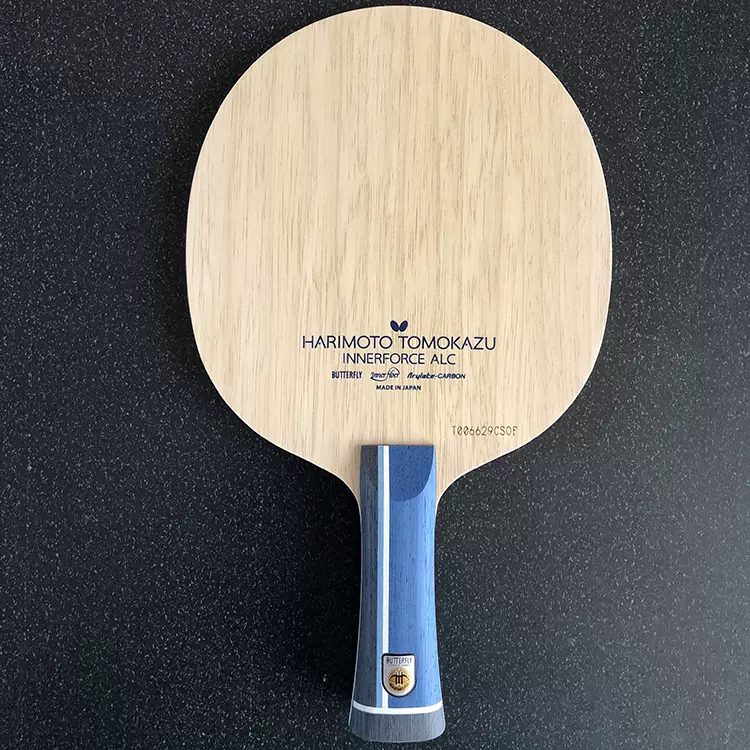 日本原裝直髮蝴蝶Butterfly張本智和ALC碳素底板直板CS乒乓球橫板-Taobao