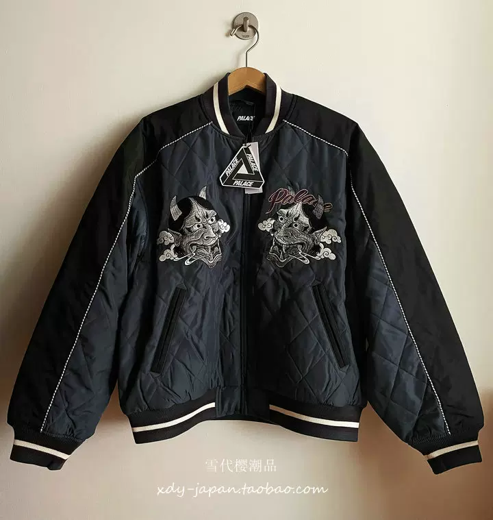 PALACE 日式复古般若鬼头刺绣横须贺夹克外套Festival Bomber-Taobao