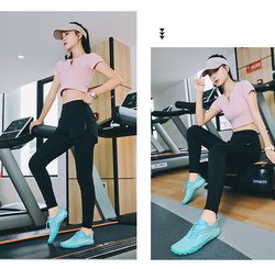 Indoor Fitness Shoes, Skipping Rope Shoes, Men's and Women's Home Treadmill Special Spinning Bicycle Barefoot Yoga Sneakers for Women