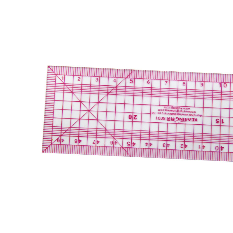 KELING 8001 50CM 등급 눈금자 및 패턴 만들기 눈금자 50CM 다기능 45CMB-95 전문 보드 하우스 눈금자-