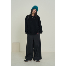 Nothing Nowhere 23fw Flip-flopped Autumn And Winter Neat Wide Cuffed Three-color Straight Casual Pants