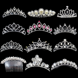Princess Crown For Girls Party Bridal Crown Tiara Diadem Cry