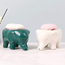 Ceramic Drain Soap Box Children's Household Creative Cartoon