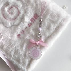 Original ins Style Cute Fish-Shaped Phone Chain, Japanese-Style Gubon Picture Album Pendant, Miyajima Roll Handmade Bag Pendant