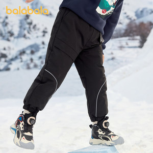 
Balabala children's clothing children's trousers for boys' winter down pants for work pants warm trousers for outdoor versatile