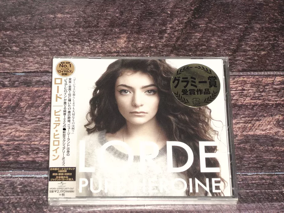 现货Lorde Pure Heroine JP 首版CD 全新未拆日-Taobao