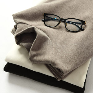 Double -sided velvet warming thick T -shirt men's grinding hair half -high neck long sleeve long -sleeved autumn and winter solid color bottoming shirt